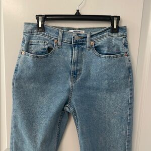 Denizen from Levi's High Rise Women Jeans - Light Blue